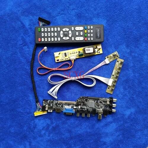 LCD screen drive board 1920*1080 KIT HDMI-compatible VGA USB DVB Digital Signal 2CCFL LVDS 30-Pin Fit LTN184HT01-A02/F01/S01/T01