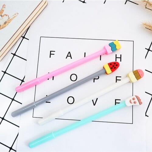 Ellen Brook 1 Pcs Creative Ice Cream Big Board Gel Pen 0.5mm Neutral Children Office Learning Stationery Writing School Supply
