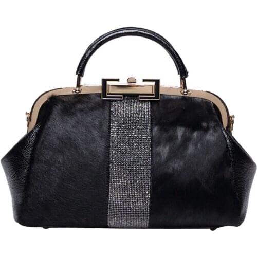 Bajuxcn Women's Fur Bags