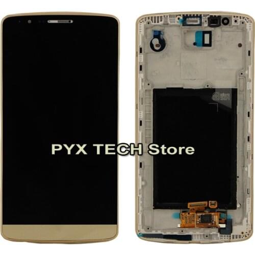 For LG G3 LCD D850 D851 D855 LCD Display With Touch Screen Digitizer Assembly With Frame free shipping