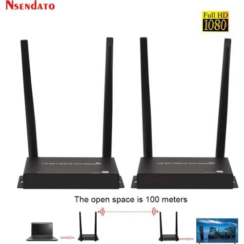 HDMI USB KVM Extender 4K 100M Extension Cable With Switch Wireless HDMI Video Transmitter Receiver Extender For Mouse keyboard