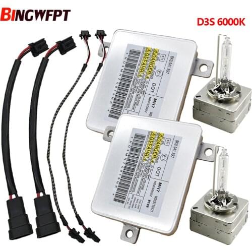 2PCS HID D3S Blub Xenon +Ballast +Wire For Mitsubishi W003T20171 8K0 941 597 8K0941597 W003T18471 Fit For Audi For VW
