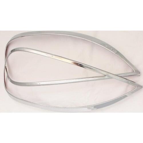 For Mercedes-Benz M-Class W163 ML 1997-2005 ABS Chrome Head Light Lamp Cover Trim Frame Protector Sticker Car Styling Accessory