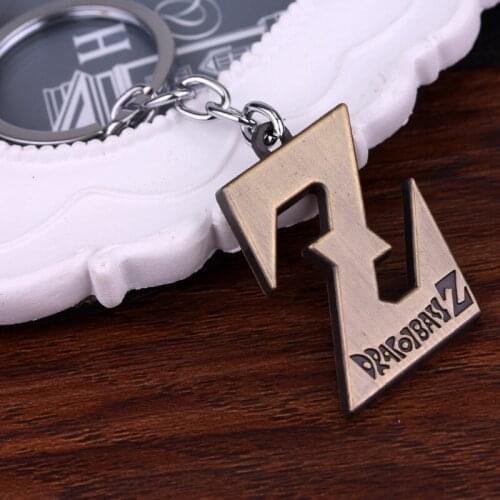 Cool Anime Dragon Letter Z Logo Cosplay Metal Keychains Keyrings For Women Men Kids Children Fans Christmas Gift