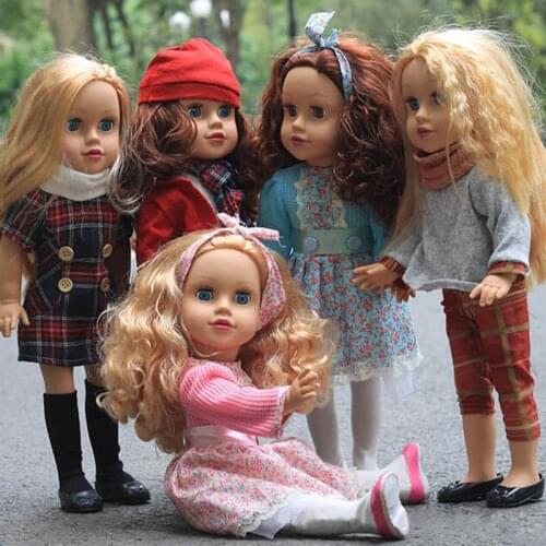 45 cm/18 Inch Doll Handmade High quality Plastic Baby birthday gift toys for children