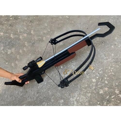 2021 Hot Game Arknights Faust Crossbow Model Props Project Cosplay Sword Wodden Weapons Halloween Carnival Replica Party