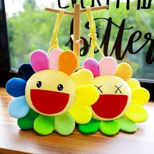 Cute Bags Kids Single Shoulder Bag Baby Girl Bags Kids Single Shoulder Backpack Sunflower Colorful Plush Cartoon Bag