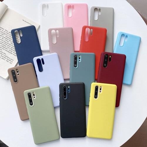 Soft TPU Case For Huawei Honor 10 Lite 8X 9X 20 Pro 9S Cover Candy Color Phone Case For Huawei Honor 9 8 Lite 9A X10 6X 7X Funda