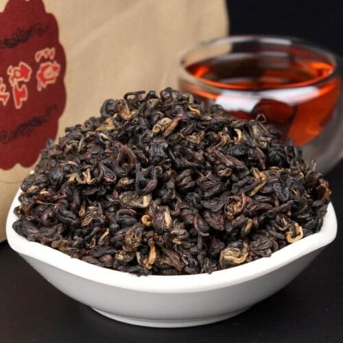 Premium YUN NAN Dian Hong Dianhong 250g Black Chinese Tea Snail Dian Hong Tea