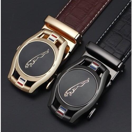 New Male Automatic Buckle Belts for Men Authentic Girdle Trend Mens Belts Ceinture Fashion Designer Jean Belt Real leather