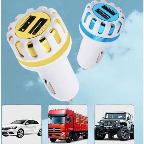 【 RU Free Shipping 】Dual USB Car Charger Dc 5v/ 2.1a Fast Charging Adapter Universal Dual Usb Car-charger Adapter