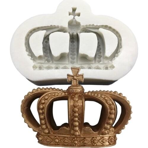 Crown Silicone Mold Sugarcraft Chocolate Cupcake Baking Mold Fondant Cake Decorating Tools