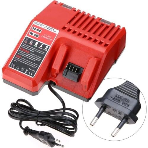 M18 Lithium Li-ion Battery Charger Replacement 18V Power Tool EU Plug Consumer Accessories
