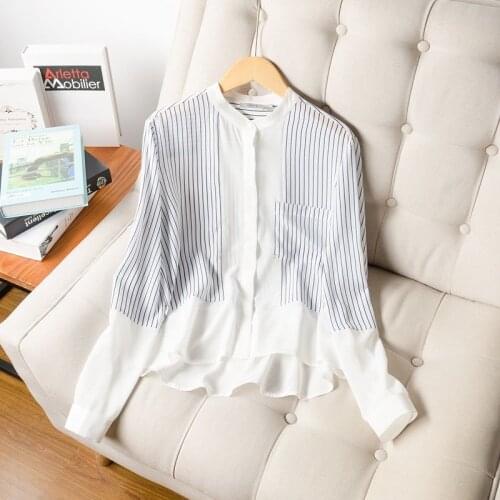 Женские рубашки в полоску TINNA ANNA China At AliExpress