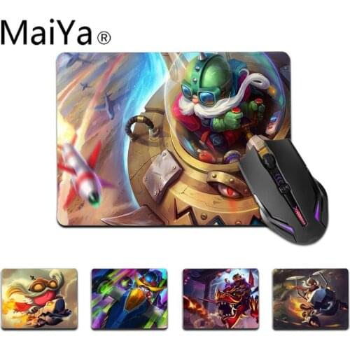 Maiya High Quality league of legends Corki Gamer Speed Mice Retail Small Rubber Mousepad Top Selling Wholesale Gaming Pad mouse