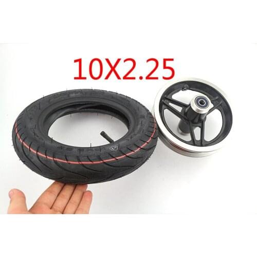 High Performance 10 Inch 10X2.25 Wheel Tyre Inner Tube and Aluminum Alloy Hub for 10*2.25 Tire Electric Scooter Mini Bike