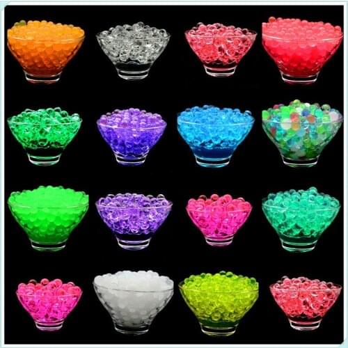 10g Pack Water Aqua Crystal Soil Bio Gel Ball Beads Wedding Vase Centrepiece ML JS-11