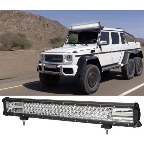 3ROWS OFFROAD LED WORK LIGHT BAR 20INCH SPOT FLOOD COMBO BEAM OFF ROAD CAR TRUCK SUV BOAT ATV WAGON AUXILIARY INDICATOR LAMP
