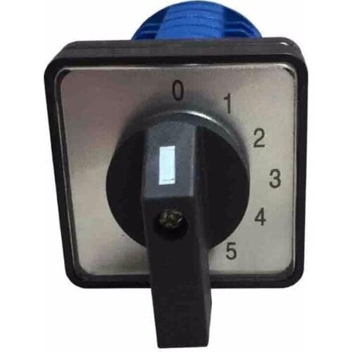 LW26-20/5 Universal Change-over Switch 0-5 Archives 5 Section Rotating Switch Motor Switch
