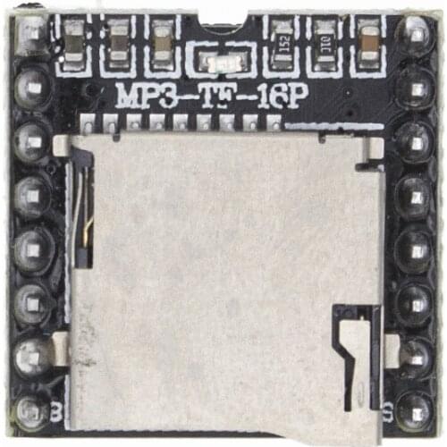 50pcs Mini MP3 Player Module TF Card U Disk Mini MP3 Player Audio Voice Module Board