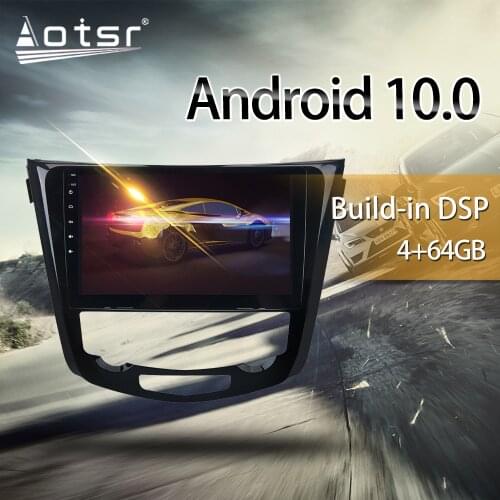 For Nissan X-Trail Qashqai J10 J11 2014-2017 Car Multimedia Radio Player Stereo Android 10 DSP 10.1” IPS WIFI GPS Navi head unit