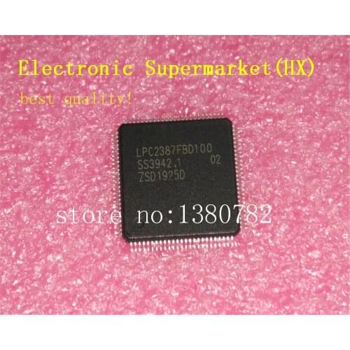 Free shipping 10pcs/lots LPC2387FBD100 LPC2387 QFP-100 IC In stock