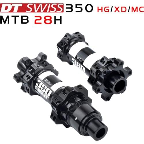 DT Swiss 350 Disc Brake Straight Pull Elbow Mountain Bike Hubs 141/148/142/135 HG / XD / MC Boost 28H MTB QR TURU SRAM XX1 12S
