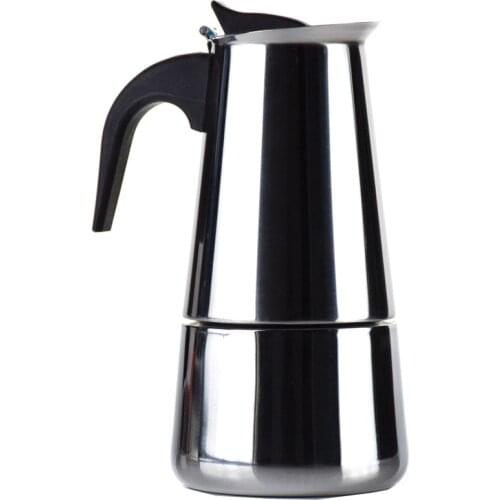 Ecocoffee 304 Stainless Steel Stovetop Espresso Coffee Maker Mocha Latte Filter Kitchen Coffee Percolator