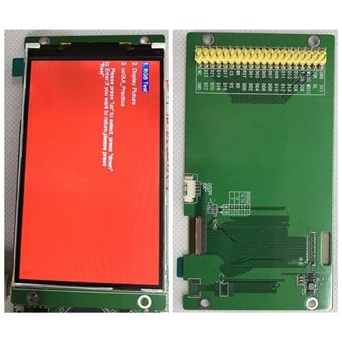 IPS 4.0 inch 16.7M SPI+RGB TFT LCD Screen Module OTM8009A Drive IC 800*480 MCU 8/16/18/24Bit Interface (Support RGB888)