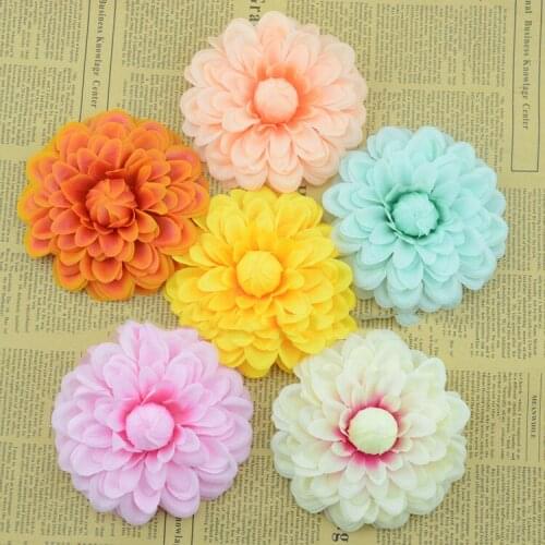 Artificial flowers Gerbera daisy fake corsage flowers silk flower head DIY accessories decorative flower