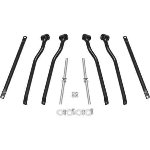 Retro Cafe Racer Motorcycle Black Saddle Bag Support Bars Mounts Bracket Sets Fit For Kawasaki Honda Yamaha Suzuki