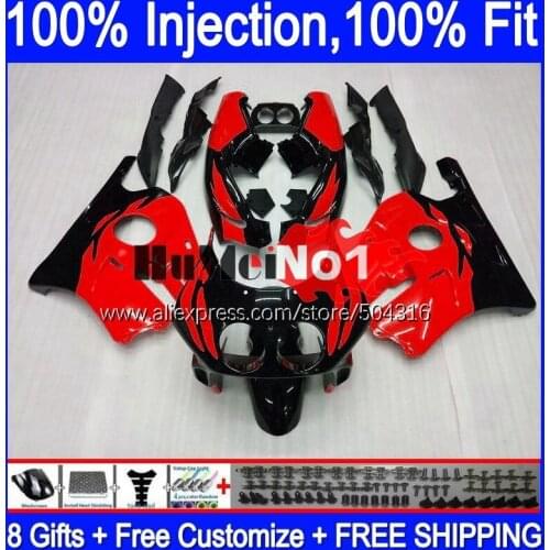 Injection Body For HONDA CBR 250 RR CBR250RR MC19 88 89 134MC.183 CBR 250RR 250R red glossy CBR250 RR 1988 1989 OEM Fairing Kit