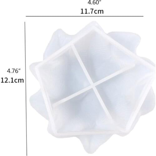 Leaf Plate Epoxy Resin Mold Fruit Candy Nut Storage Dish Silicone Mould DIY Crafts Jewelry Organizer Trinket Holder Mold