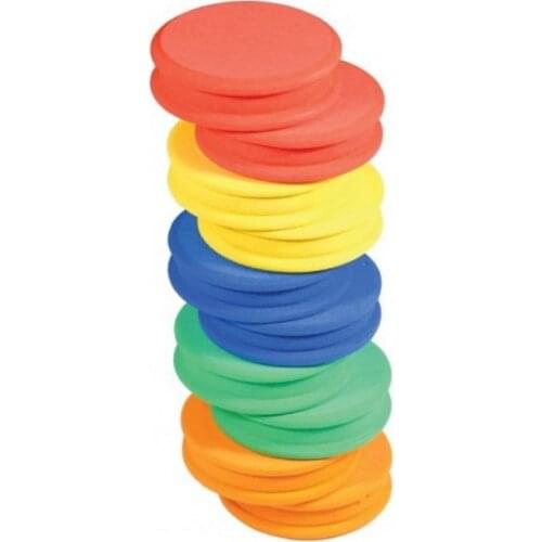 Set 10 assorted eva Quo different colors 7cm 15mm wide to put our Bass