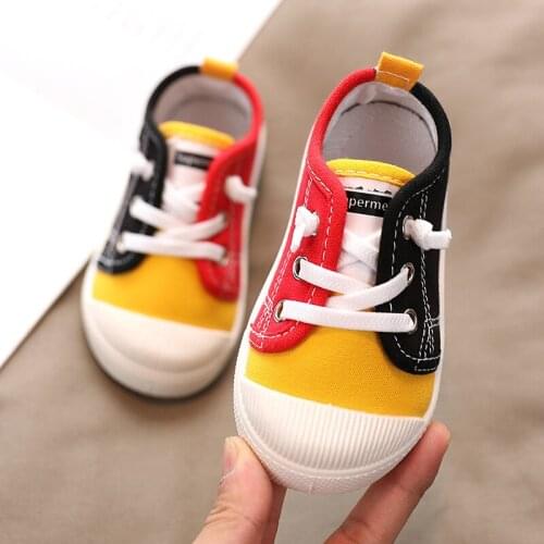 Toddler Fashion Shoes Autumn Childrens Canvas Shoes Comfortable Soft Sole Boys and Girls Shoes Casual Breathable Shoes for Kids
