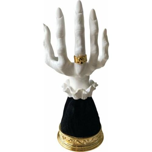 Halloween Witch Hands Pedestal Snack Bowl Stand Witch Candle Holder Witch Hand Stand Single Wick Halloween Decorations For Home