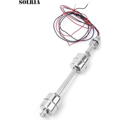 Stainless Steel Double Ball Float Switch Water Level Controller Sensor Switch Liquid Level Sensor for Water Tanks Swimming Pool