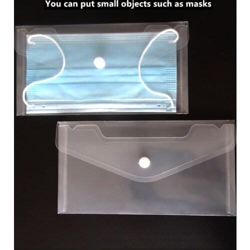 2020 New Portable Face Mask Storage Box Mask Packaging Box Dustproof Disposable Mask Storage Case Plastic Mask Storage Bag Case