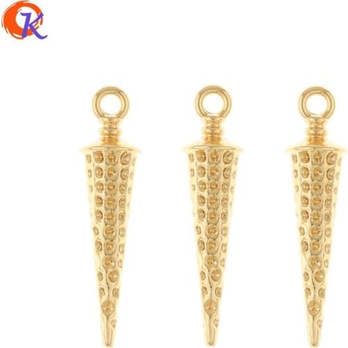 Cordial Design 100Pcs 8*31MM Jewelry Accessories/Earrings Connectors/Cone Shape/Hand Made/Earring Findings/DIY Making/Charms