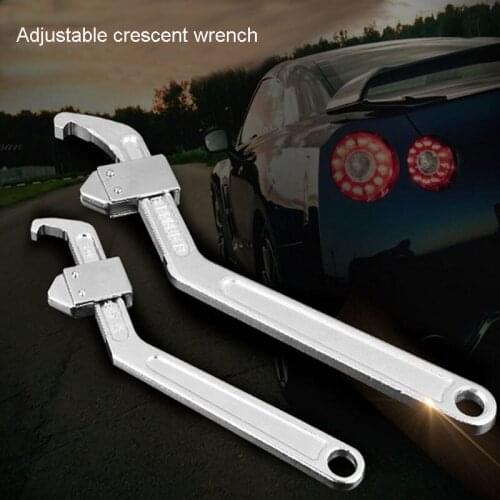 35-165mm Spanner Hand Tool Multi Tools Side Hole Hook Wrench Adjustable Wrench Square Pin Head Universal Round Nut Wrench
