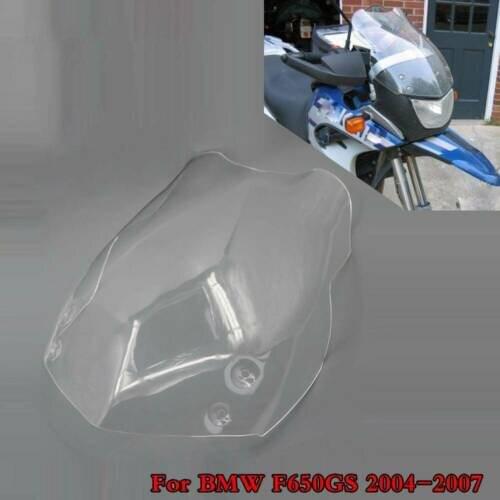 04-07 For BMW F650GS F 650 GS F 650GS Windshield WindScreen Wind shield Screen Airflow Deflectors Protector 2004 2005 2006 2007