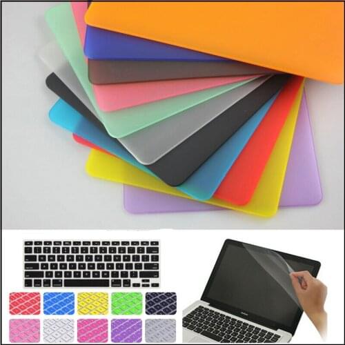 Hard Laptop case Cover Matte Shell For New MacBook Pro Touch Bar 16 A2141 For Mac Book Air 11 13 Pro 13 15 Retina 13 15"