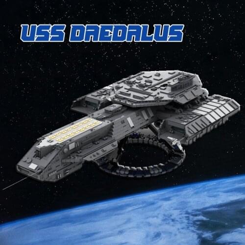 USS Building Blocks Daedalus Large Space Interplanetary Cruise Ship Space Battleship Movie Science Fiction MOC-35381