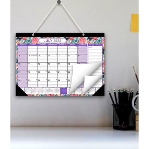 2022 Desktop Paper Mini Calendar Dual Daily Scheduler Table Planner Yearly Agenda Organizer Calendar