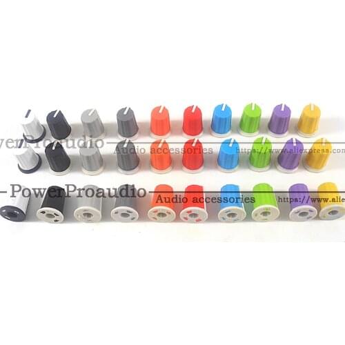 30pcs for Pioneer DJ MIXER DJM Mixer Mixing station knob cap / DIY color rubber potentiometer knob DAA1305
