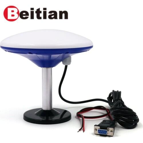 BEITIAN Industrial GLONASS GPS receiver, RS-232, 3.0m, DB-9 Female + Power Cable connector, magnetic mounting, BD-8953DN