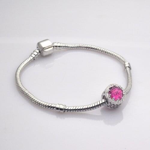 Free shipping High quality Womens Simple style Beads Bracelet 6-color European Crystal Bracelet Charms js1541