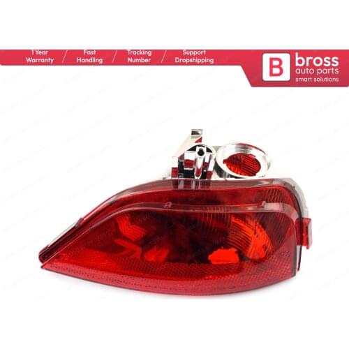 BSP990-1 Rear Bumper Tail Fog End Light Lamp Lens Reflector Left Side 265852501R for Renault Megane MK4 Hatchback MODELS ONLY