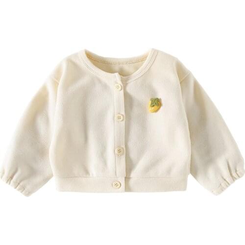 Toddler Newborn Baby Kids Girls Coat Cute Cardigan Jacket Lantern Sleeve Autumn Winter Baby Outerwear 2 Color 0-5Y