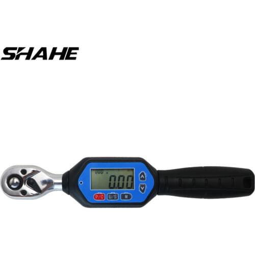 Shahe Mini Torque Wrench 1/4" 3/8" 1/2" Portable Wrench Bidirectional ratchet head Torque Wrench Digital Hand Tools AWM